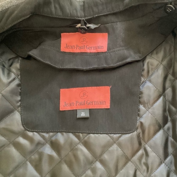 NWT $280 Jean-Paul Germain Black Heavy Work Coat Lined Water Repellent Sz 3XL - Picture 8 of 16